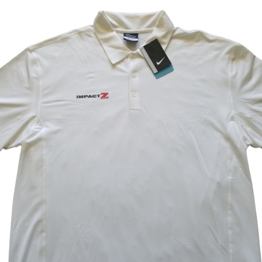 Nike Golf Tour Performance Dri-Fit Men’s‎ White Polo Shirt Sz. XL - Picture 2 of 14